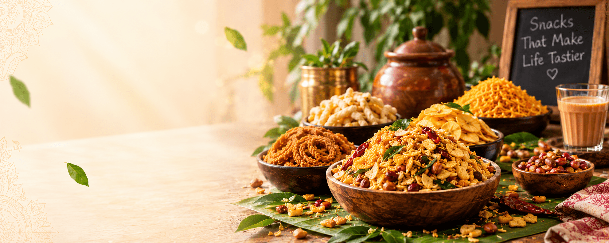 Traditional Indian snacks from Marvin Ruchulu