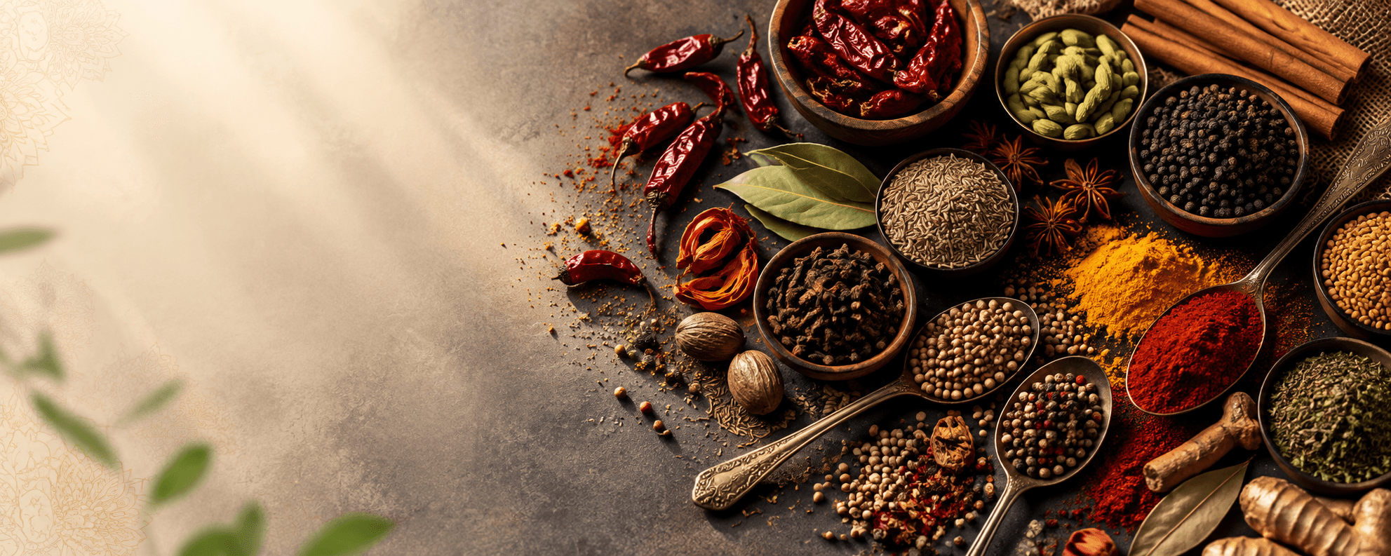 Traditional Indian spices from Marvin Ruchulu
