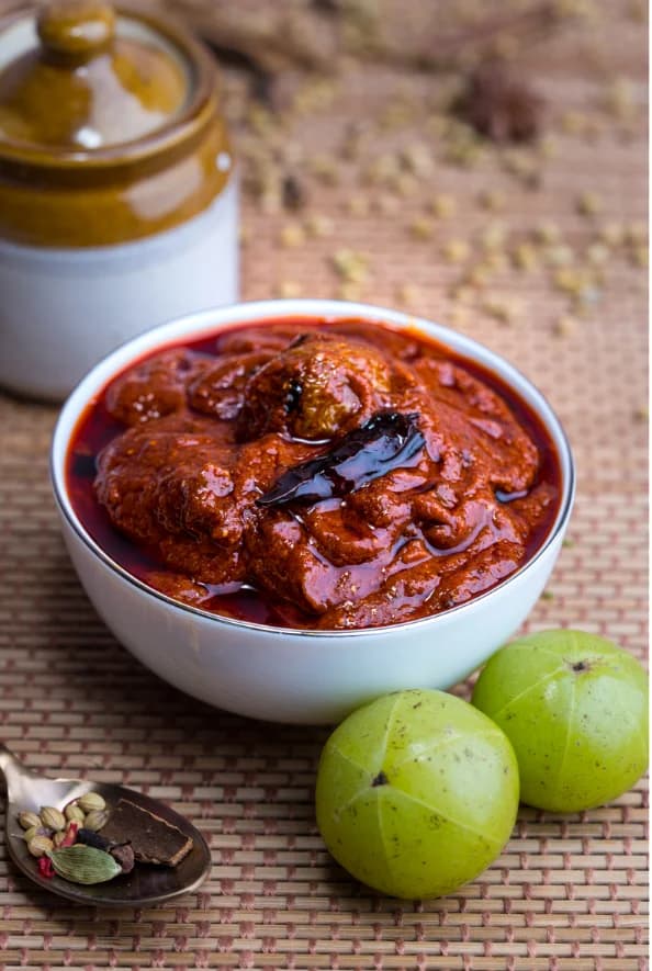 Veg pickles from Marvin Ruchulu