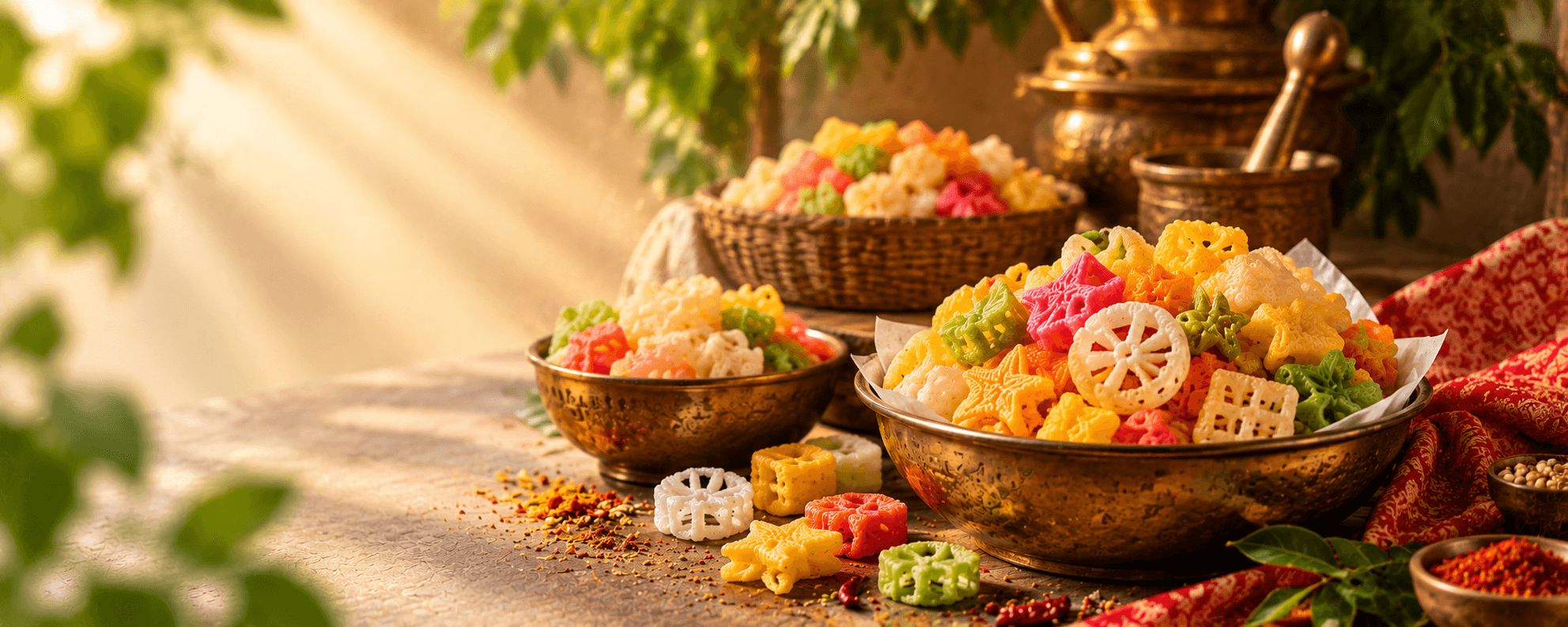 Indian fryums from Marvin Ruchulu