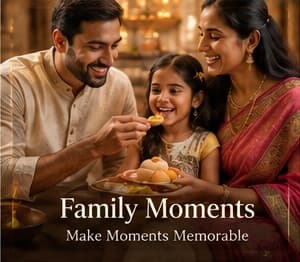 Family Moments Indian sweets